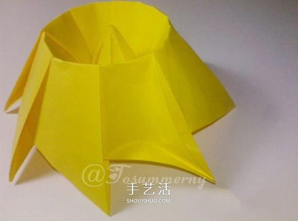 冬日里的暖阳！手工折纸立体太阳的折法图解(图18)
