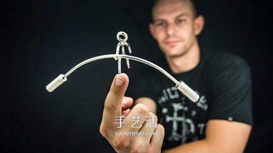 两端重量不同又如何！他亲手打造动态平衡摆件(图9)