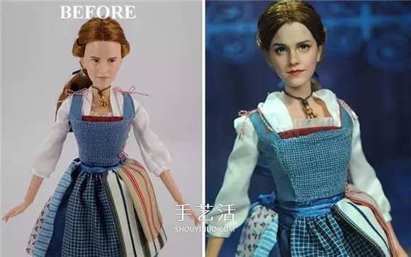 神奇的廉价玩偶化妆术 改造后跟真人无差！(图6)