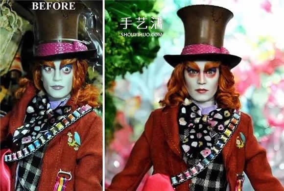 神奇的廉价玩偶化妆术 改造后跟真人无差！(图8)