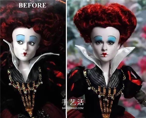 神奇的廉价玩偶化妆术 改造后跟真人无差！(图10)