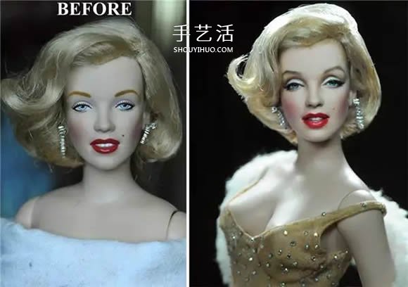 神奇的廉价玩偶化妆术 改造后跟真人无差！(图16)