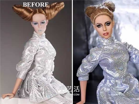 神奇的廉价玩偶化妆术 改造后跟真人无差！(图15)