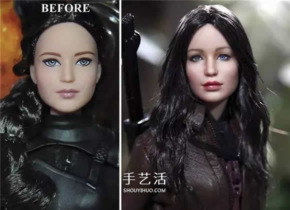 神奇的廉价玩偶化妆术 改造后跟真人无差！(图23)