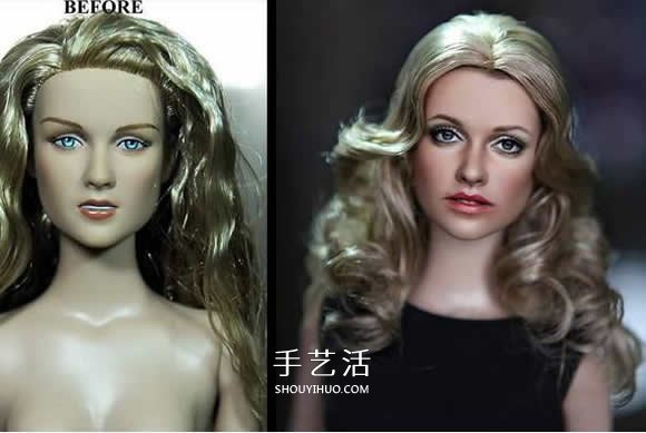 神奇的廉价玩偶化妆术 改造后跟真人无差！(图30)