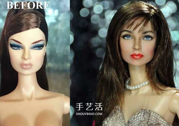 神奇的廉价玩偶化妆术 改造后跟真人无差！(图31)