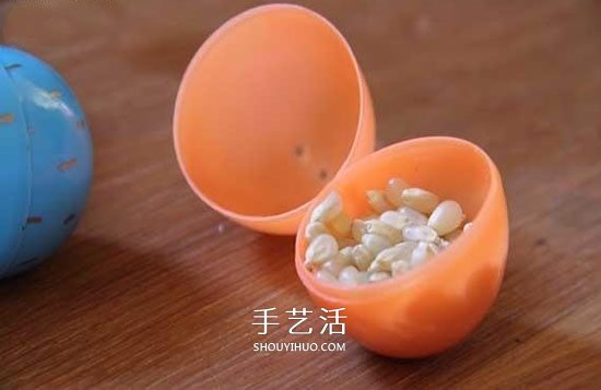 扭蛋废物利用制作不倒翁 自制简易不倒翁的方法(图4)