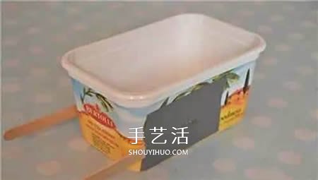 塑料餐盒和酸奶杯废物利用 DIY制作动力船玩具(图2)