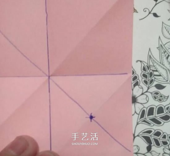 爱心相框怎么折图解 带心形四方相框的折法(图21)
