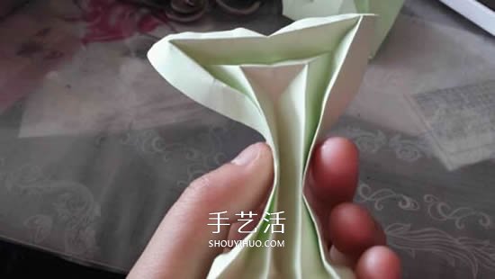 立体树苗的折法图解 折纸树苗的方法步骤图(图20)
