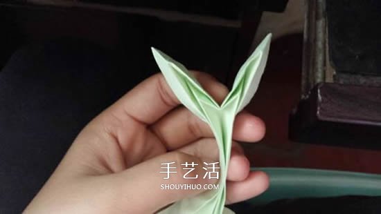 立体树苗的折法图解 折纸树苗的方法步骤图(图23)