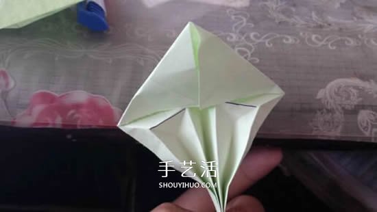 立体树苗的折法图解 折纸树苗的方法步骤图(图24)