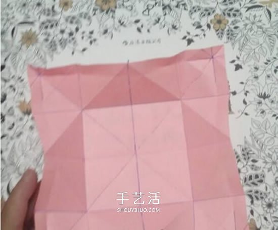 爱心相框怎么折图解 带心形四方相框的折法(图33)