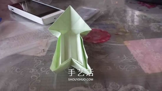 立体树苗的折法图解 折纸树苗的方法步骤图(图27)
