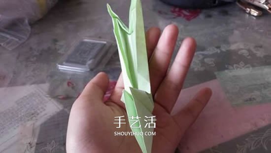 立体树苗的折法图解 折纸树苗的方法步骤图(图29)