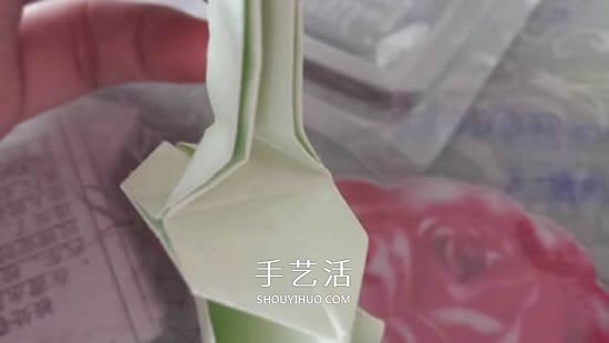 立体树苗的折法图解 折纸树苗的方法步骤图(图30)