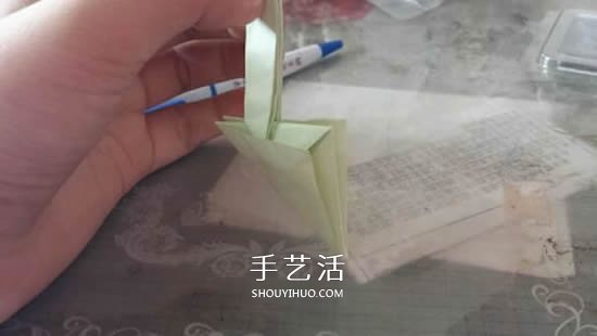 立体树苗的折法图解 折纸树苗的方法步骤图(图33)