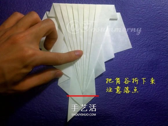 立体海螺的折法图解 详细折纸海螺的过程步骤(图24)