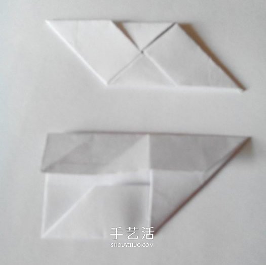 多面立方体的折法图解 折纸立方体的步骤图(图7)