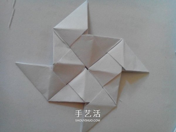 多面立方体的折法图解 折纸立方体的步骤图(图10)