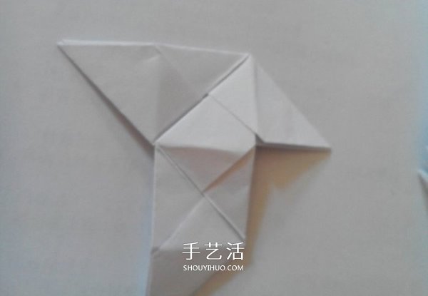 多面立方体的折法图解 折纸立方体的步骤图(图9)