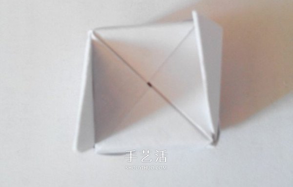 多面立方体的折法图解 折纸立方体的步骤图(图15)