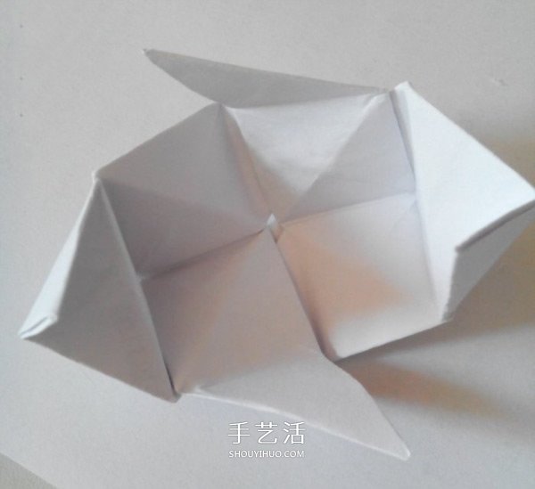 多面立方体的折法图解 折纸立方体的步骤图(图24)