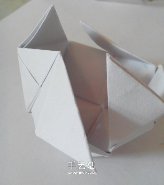 多面立方体的折法图解 折纸立方体的步骤图(图26)