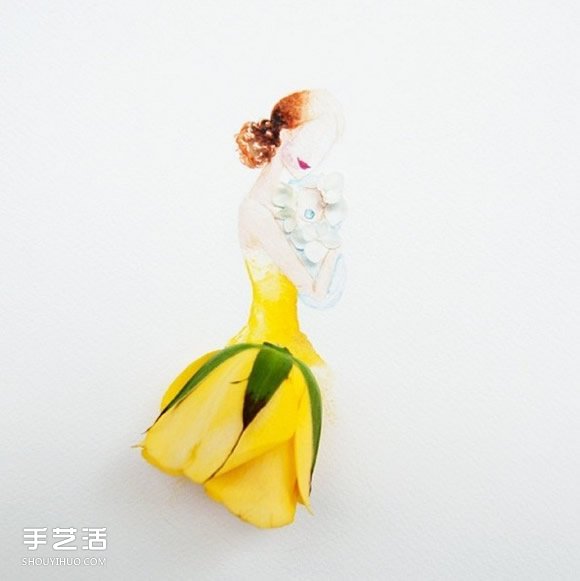 极雅艺术！用水彩让花朵变身礼物在纸上绽放(图10)