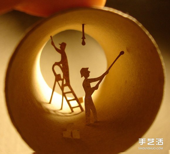 纸筒里的世界 卷纸筒变废为宝DIY迷你世界(图6)