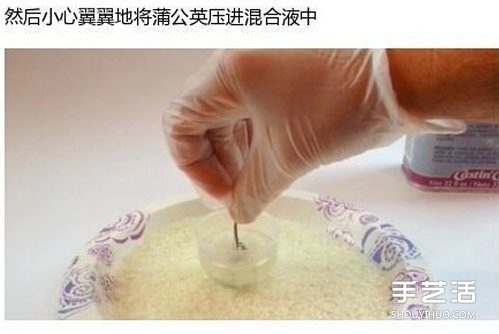透明蒲公英球小饰品DIY制作过程步骤(图7)