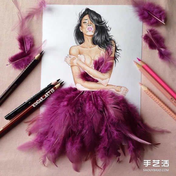 创意无极限 最天然华丽的日用品礼服DIY(图2)