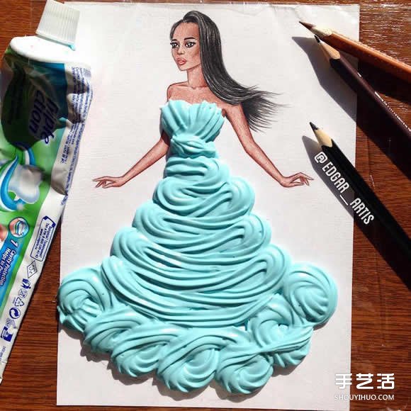 创意无极限 最天然华丽的日用品礼服DIY(图5)