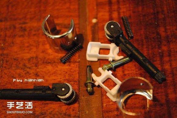 怎么用打火机做摩托车 摩托车模型制作方法(图3)