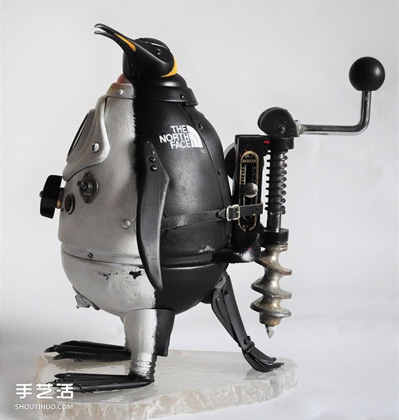 铁皮垃圾变蒸汽朋克动物 酷炫的变废为宝小玩意(图5)