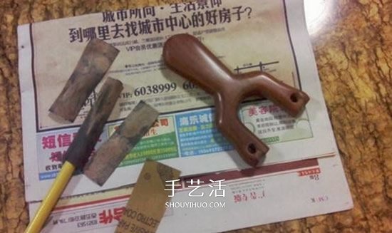 实木弹弓制作过程图解 自制实木弹弓的方法(图8)