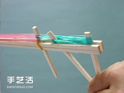 连发皮筋枪怎么做图解 自制连发皮筋枪做法(图8)