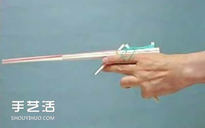 连发皮筋枪怎么做图解 自制连发皮筋枪做法(图12)