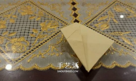 漂亮立体雨伞折纸图解 纸雨伞的折法步骤图(图6)