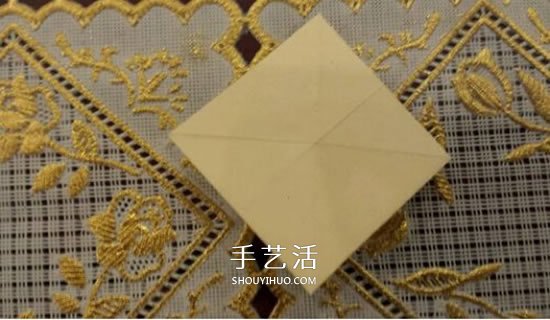 漂亮立体雨伞折纸图解 纸雨伞的折法步骤图(图4)