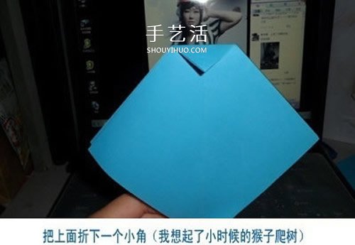 蝴蝶结折纸步骤图解 怎么折蝴蝶结简单好看(图6)