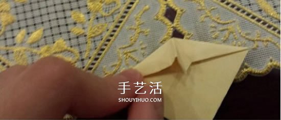 漂亮立体雨伞折纸图解 纸雨伞的折法步骤图(图10)
