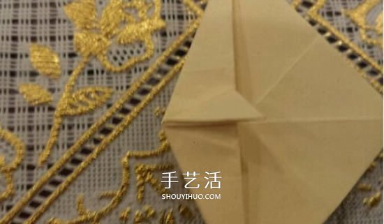漂亮立体雨伞折纸图解 纸雨伞的折法步骤图(图9)