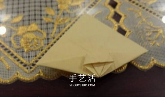 漂亮立体雨伞折纸图解 纸雨伞的折法步骤图(图13)