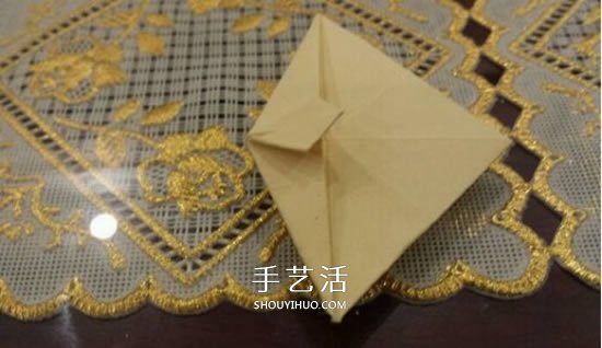 漂亮立体雨伞折纸图解 纸雨伞的折法步骤图(图11)