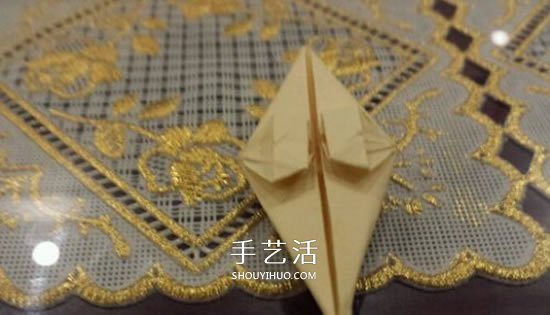 漂亮立体雨伞折纸图解 纸雨伞的折法步骤图(图14)