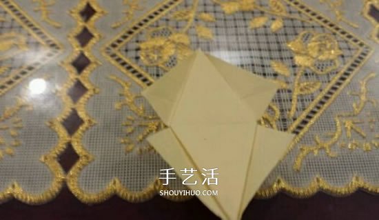 漂亮立体雨伞折纸图解 纸雨伞的折法步骤图(图16)