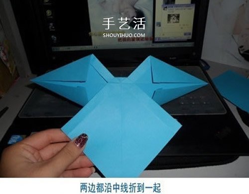 蝴蝶结折纸步骤图解 怎么折蝴蝶结简单好看(图15)