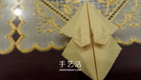 漂亮立体雨伞折纸图解 纸雨伞的折法步骤图(图17)