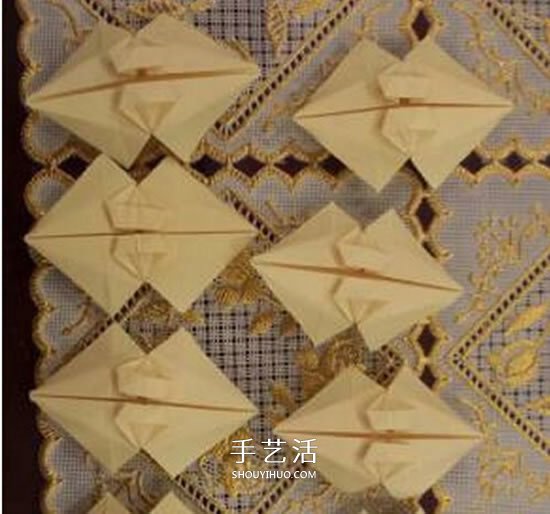 漂亮立体雨伞折纸图解 纸雨伞的折法步骤图(图18)